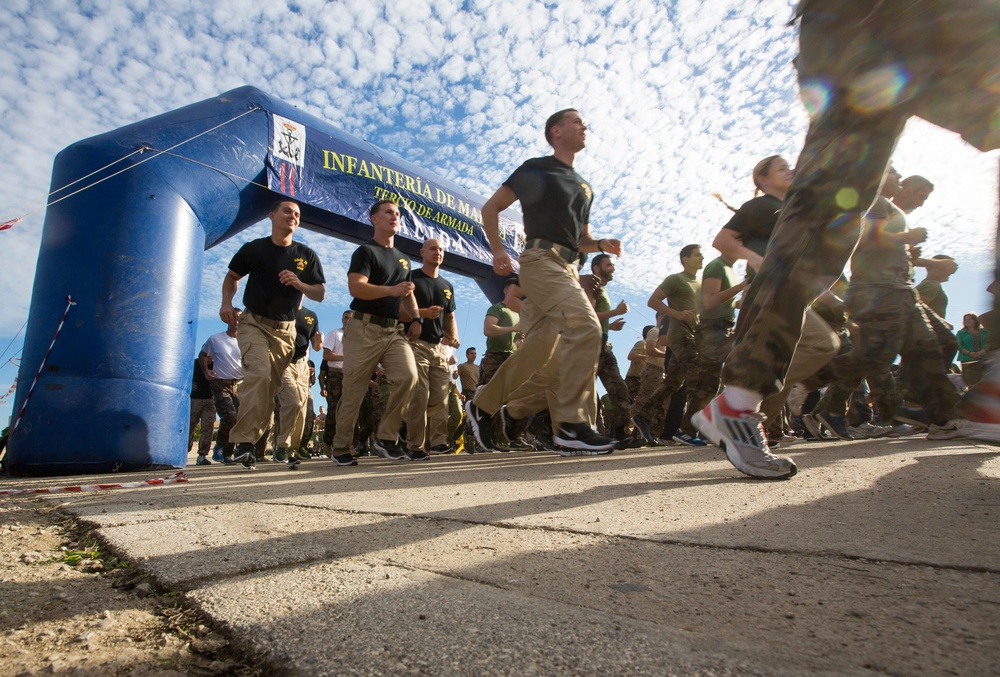 Spanish Marines Challenge US Marines to 6K Competition