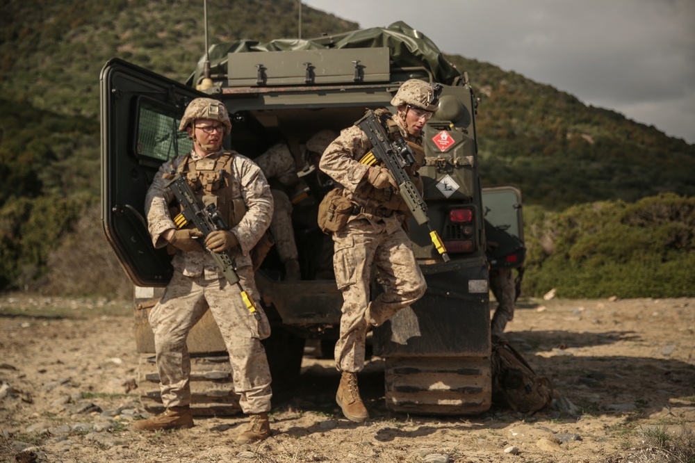U.S. Marines join in NATO exercise Trident Juncture