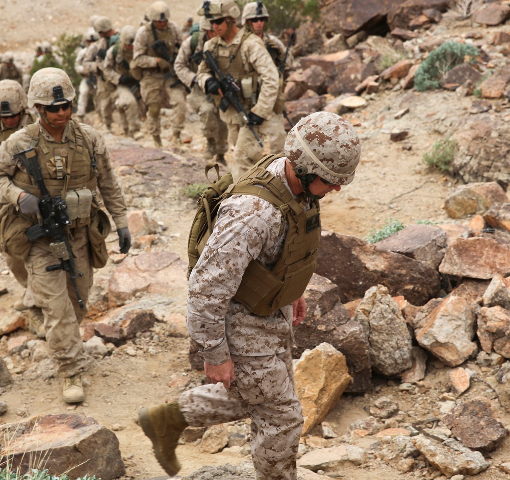 2nd Marine Division Commanding General Observes The MAGTF at ITX 1-16