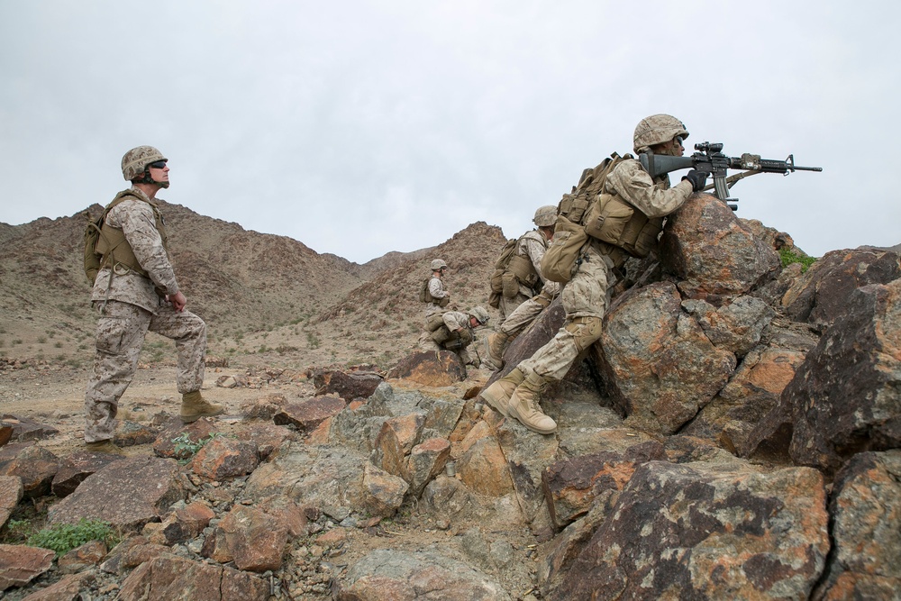 2nd Marine Division Commanding General Observes the MAGTF at ITX 1-16