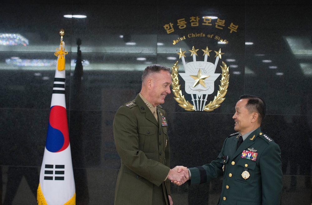 19th Chairman of the Joint Chiefs visits Korea