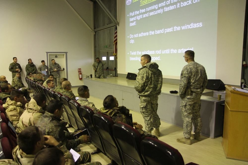 Polish, Hungarian troops named MNBG-E’s top multinational soldiers