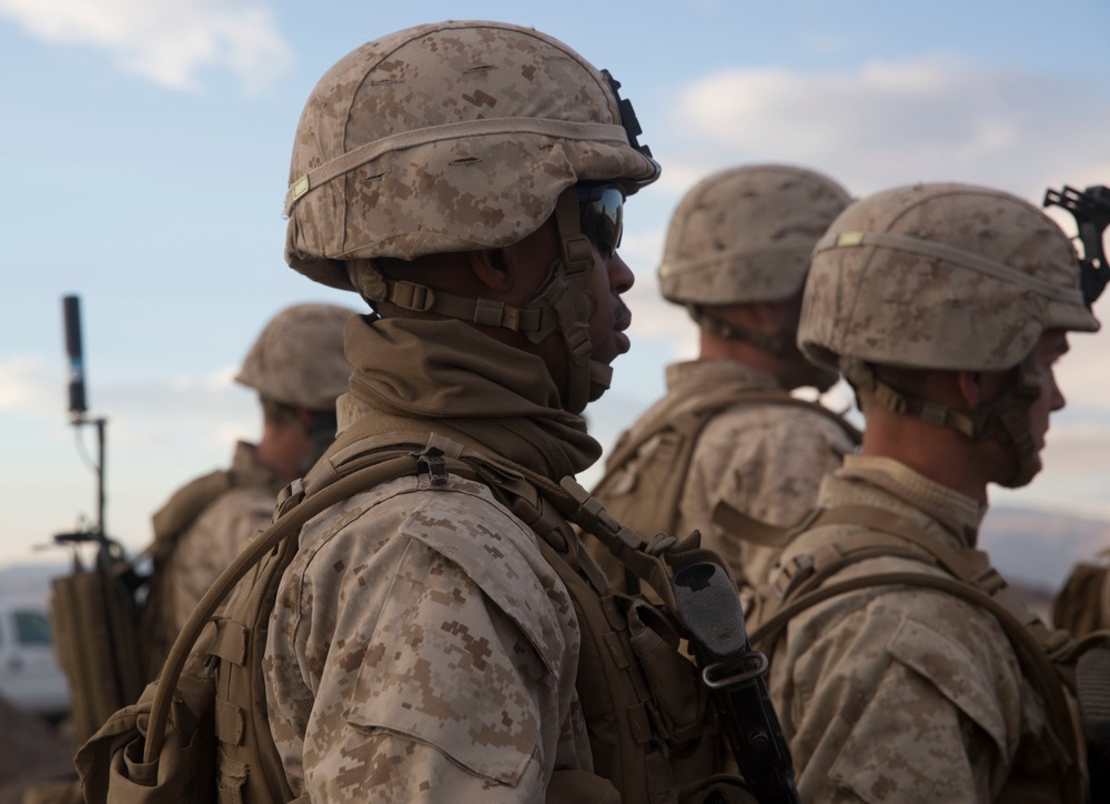 Marines maintain watchful eye during counter IED training at ITX 1-16