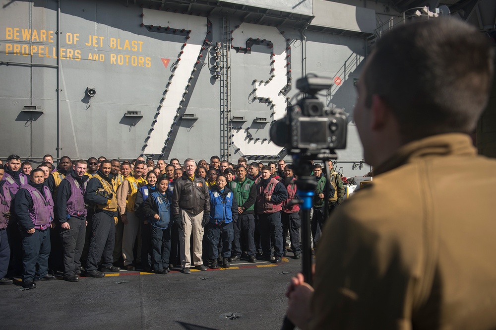 USS George Washington action