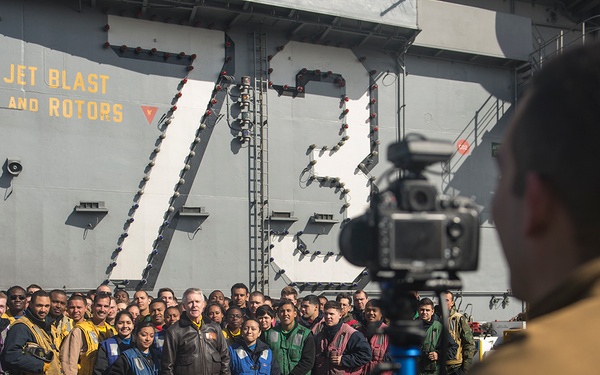 USS George Washington action