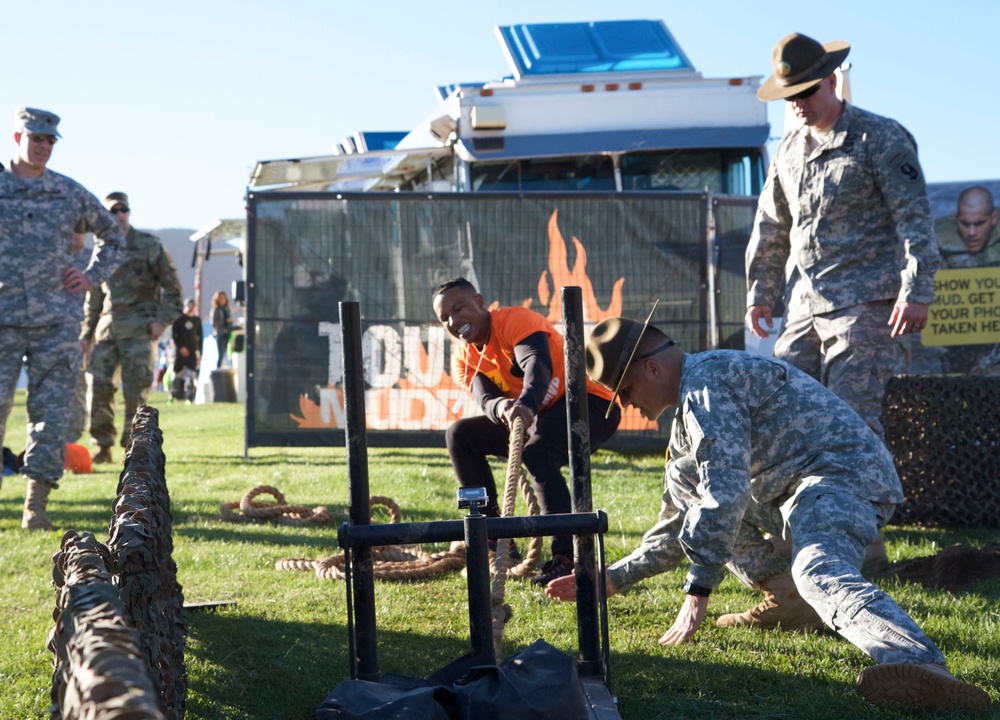 Army Reserve Soldiers motivate Southern California 2015 Tough Mudders