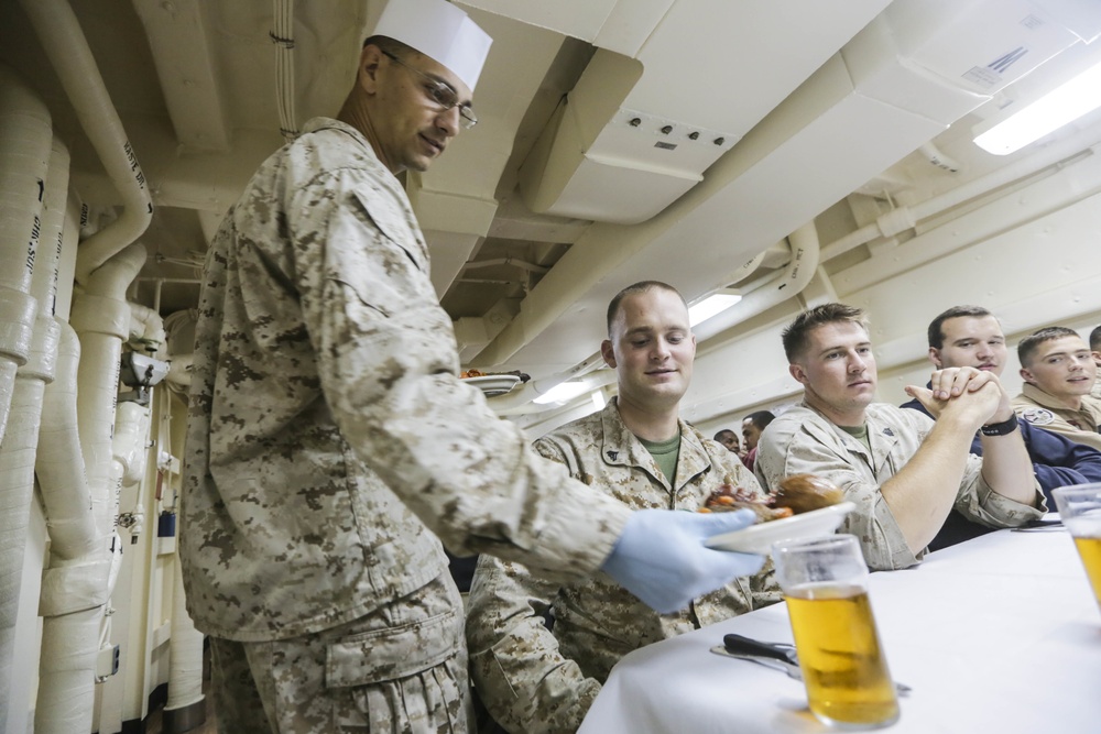 15th MEU Marines and Sailors celebrate October birthdays