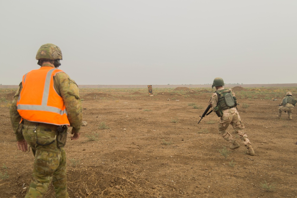 Iraqi army live-fire exercise Camp Taji, Iraq