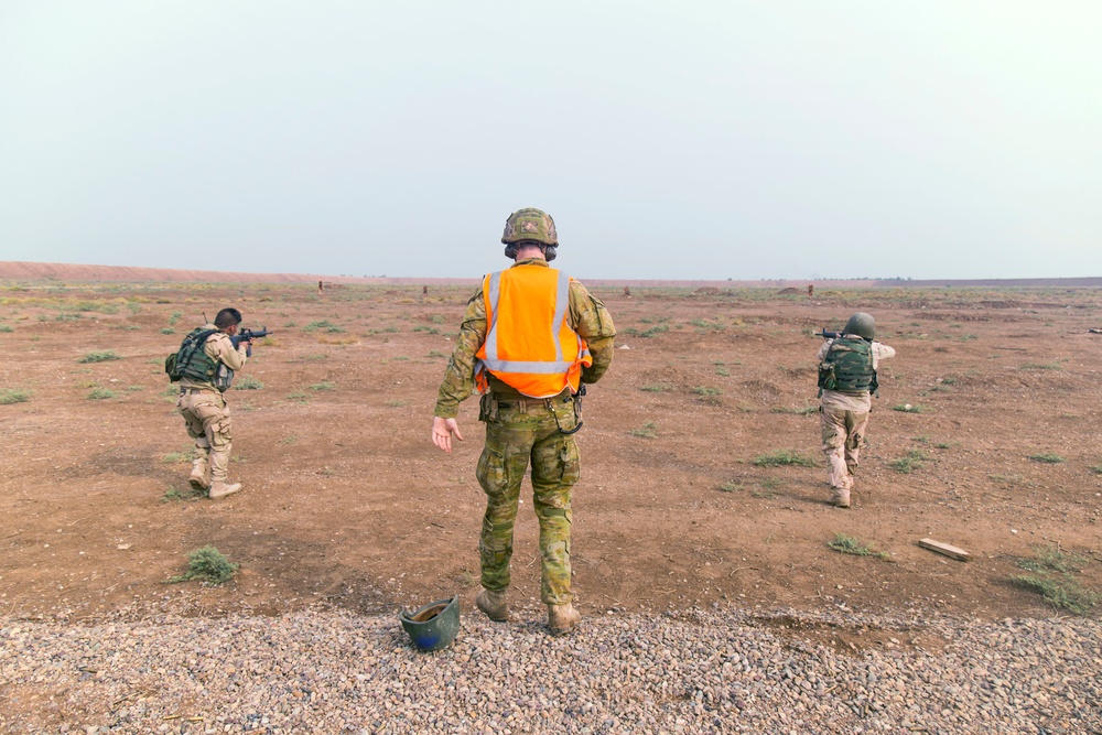 Iraqi army live-fire exercise Camp Taji, Iraq