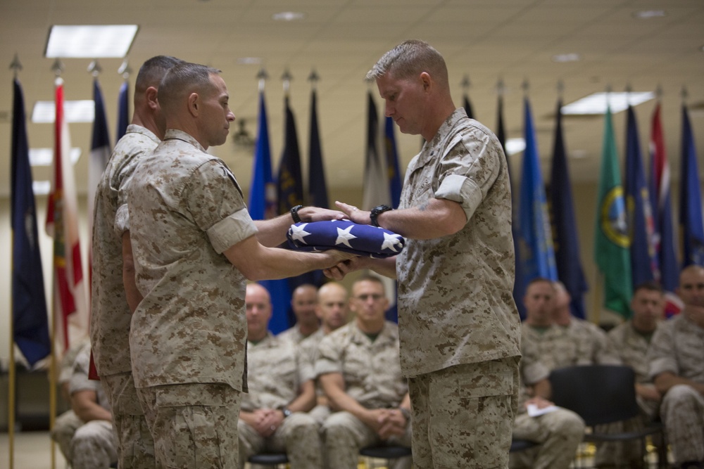 Marine Gunner CWO3 Morgan retires after 24 years