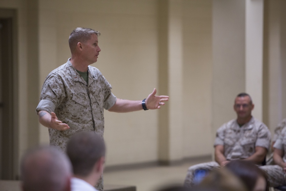 Marine Gunner CWO3 Morgan retires after 24 years