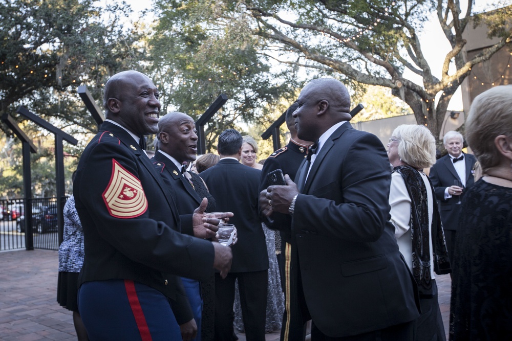 Sgt. Maj. Ronald L. Green Visits Parris Island