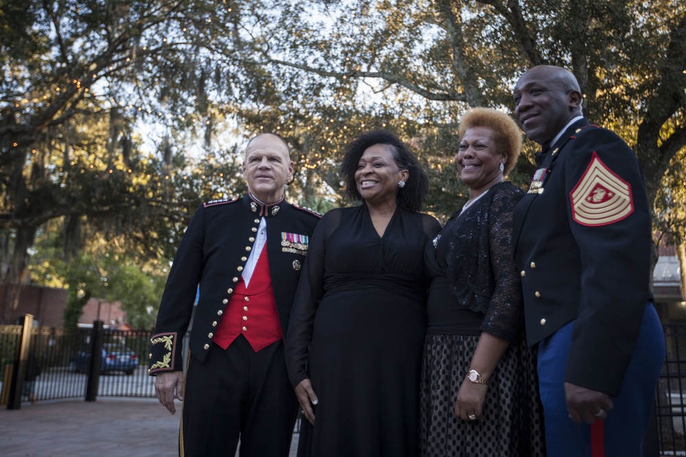 Sgt. Maj. Ronald L. Green Visits Parris Island