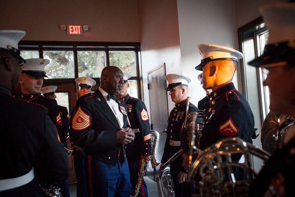 Sgt. Maj. Ronald L. Green Visits Parris Island