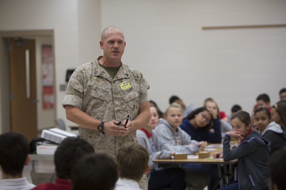 Marines with SOI-East Provide Basic Land Navigation Course to Brewster Middle School Students