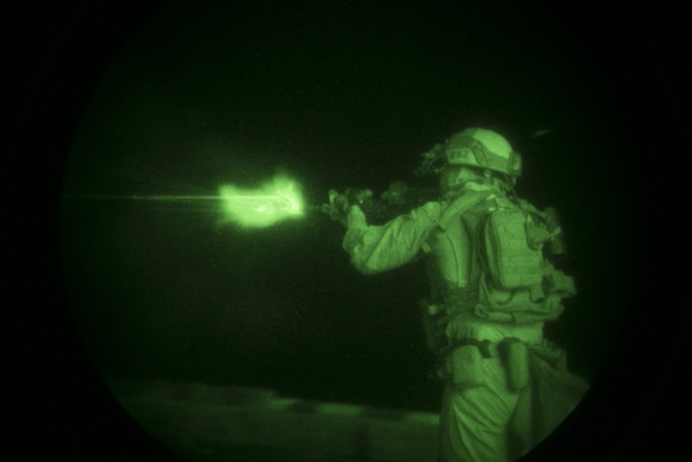 Night Drills: U.S. Marines shoot through chaos in the dark