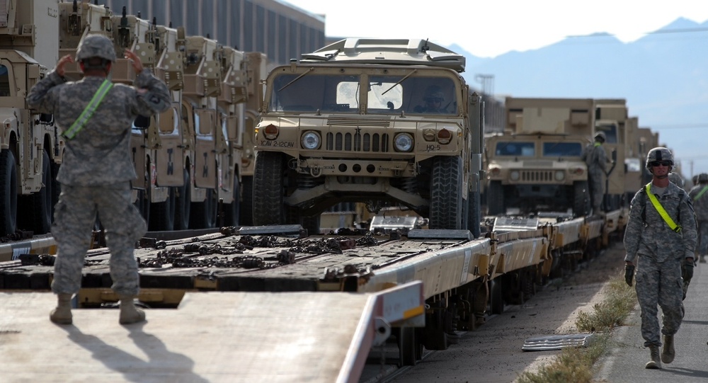 Unloading tactical vehicles