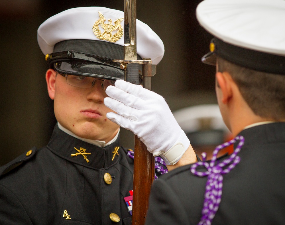 Future leaders post honor guard