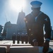 Burial at sea ceremony aboard USS New Orleans