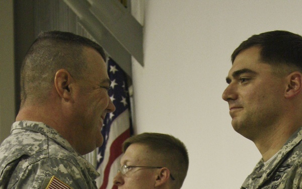 Fayetteville teacher, combat veteran awarded for leadership in Kosovo