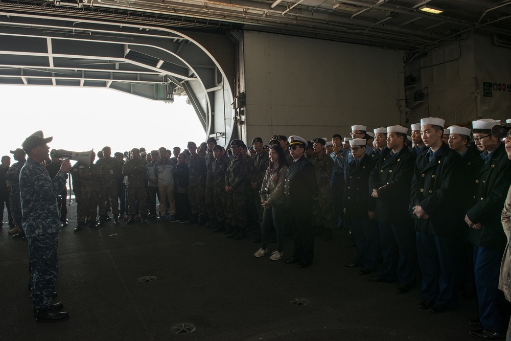 USS Ronald Reagan ship tour