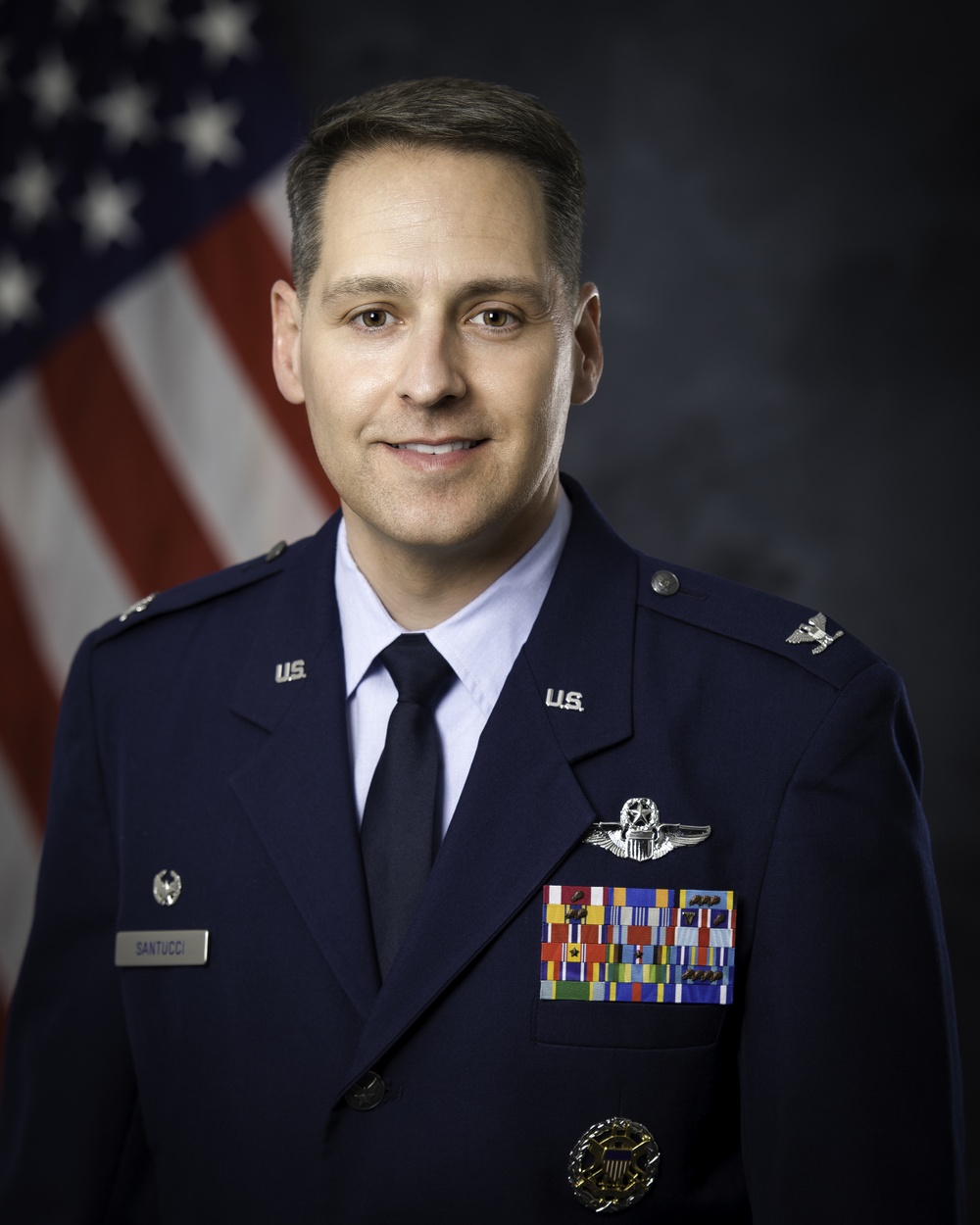 Official Portrait of Col. Joseph C. Santucci, US Air Force