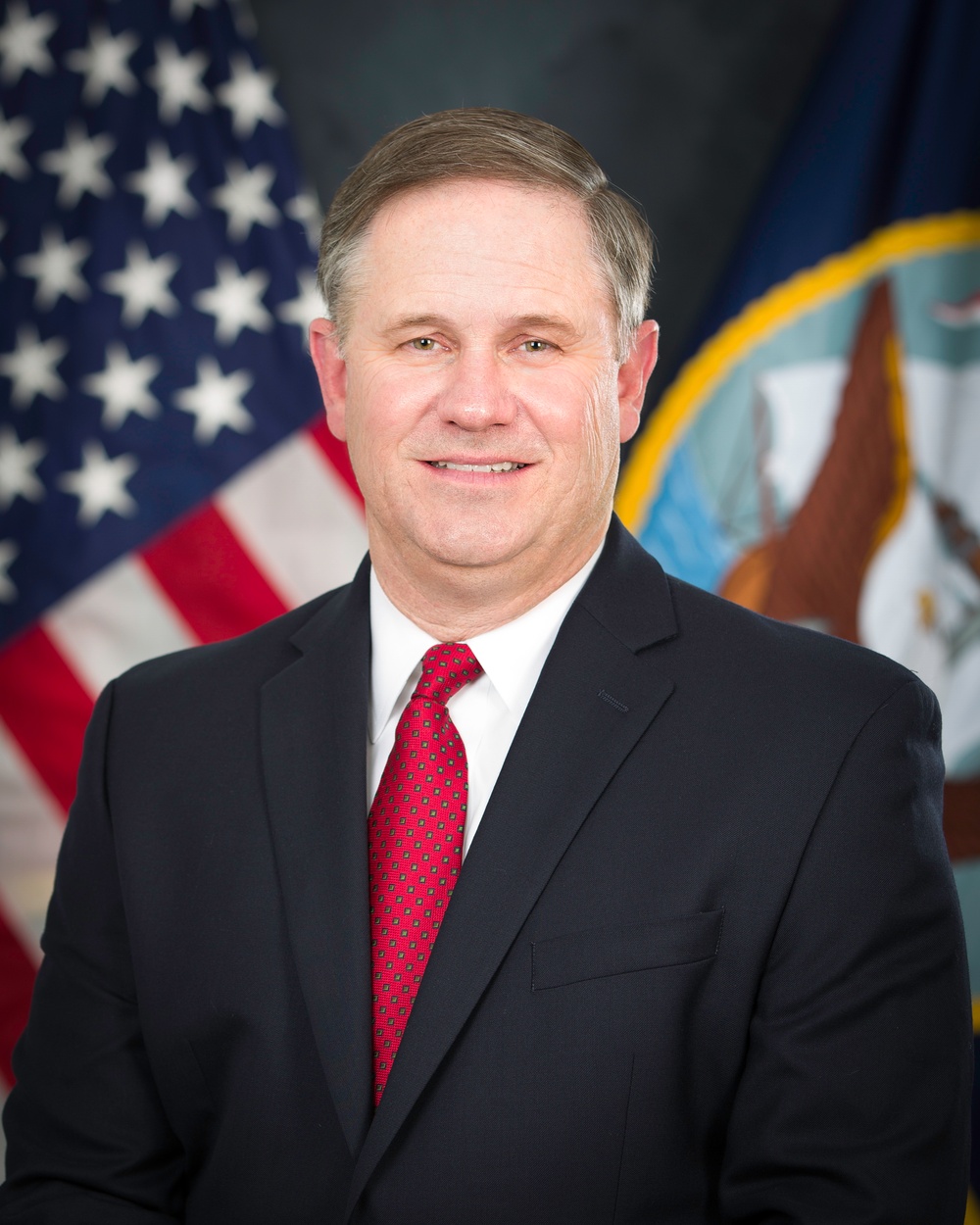 Official portrait, James D. Arend, Department of the Navy, Field Support Activity