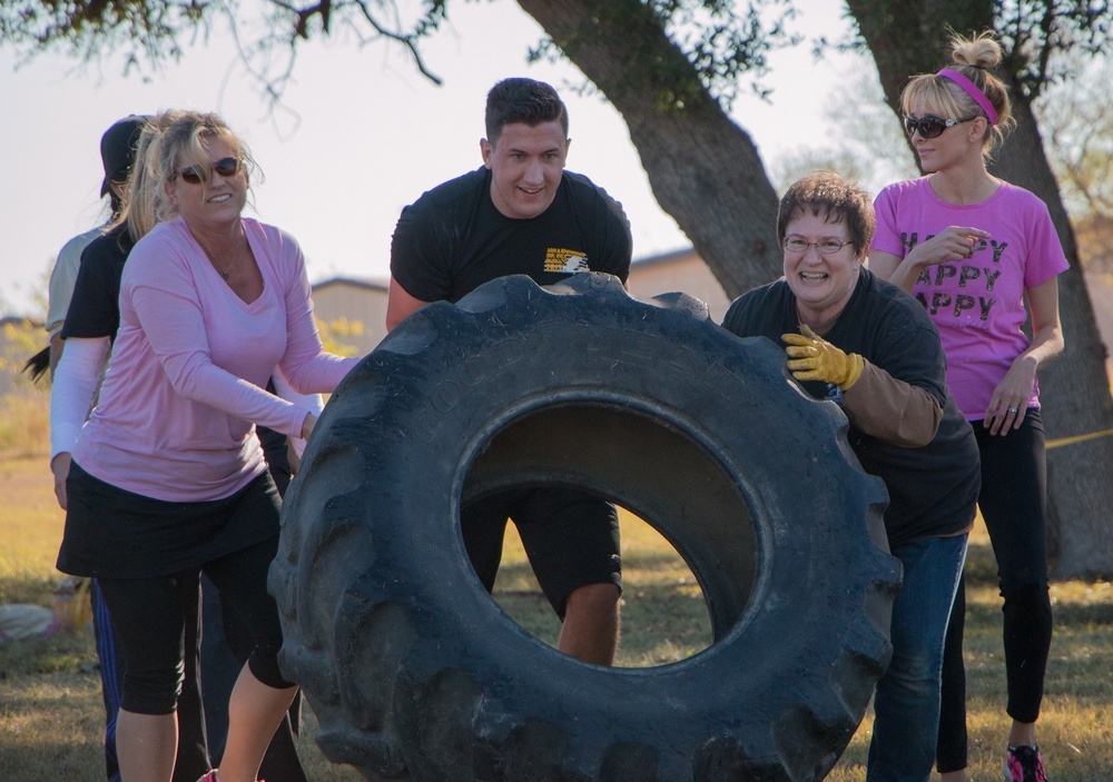 Tire flipping