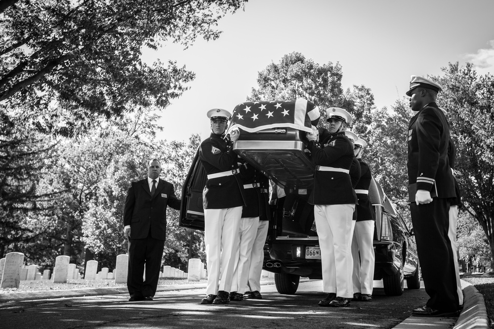 LtGen Frank Peterson Burial
