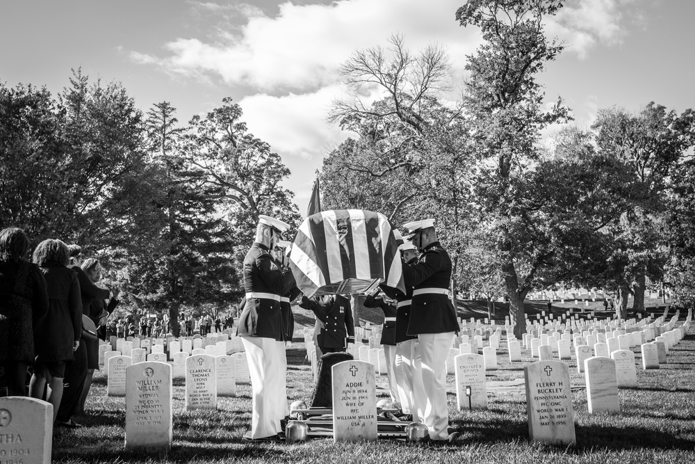 LtGen Frank Peterson Burial