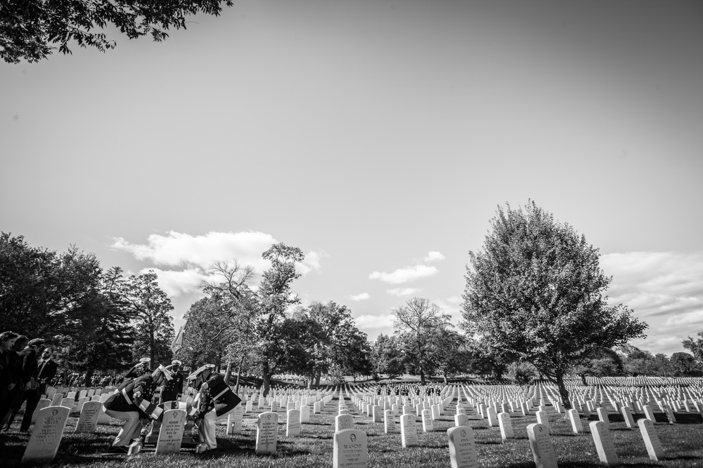 LtGen Frank Peterson Burial