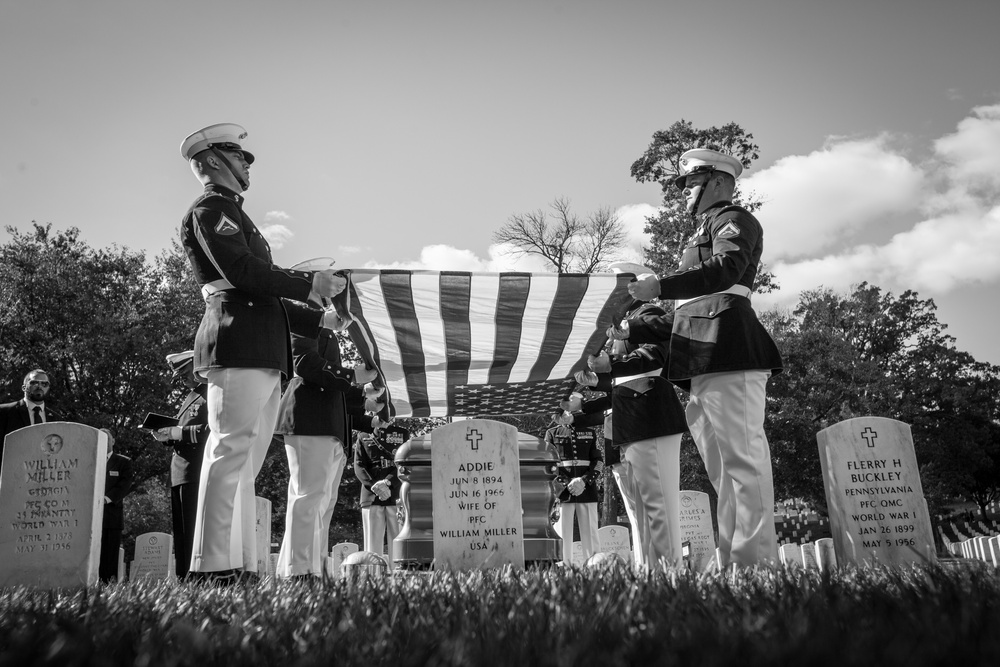 LtGen Frank Peterson Burial