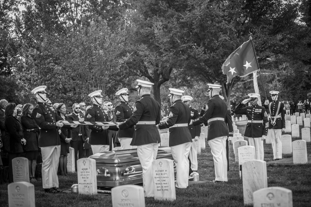 LtGen Frank Peterson Burial