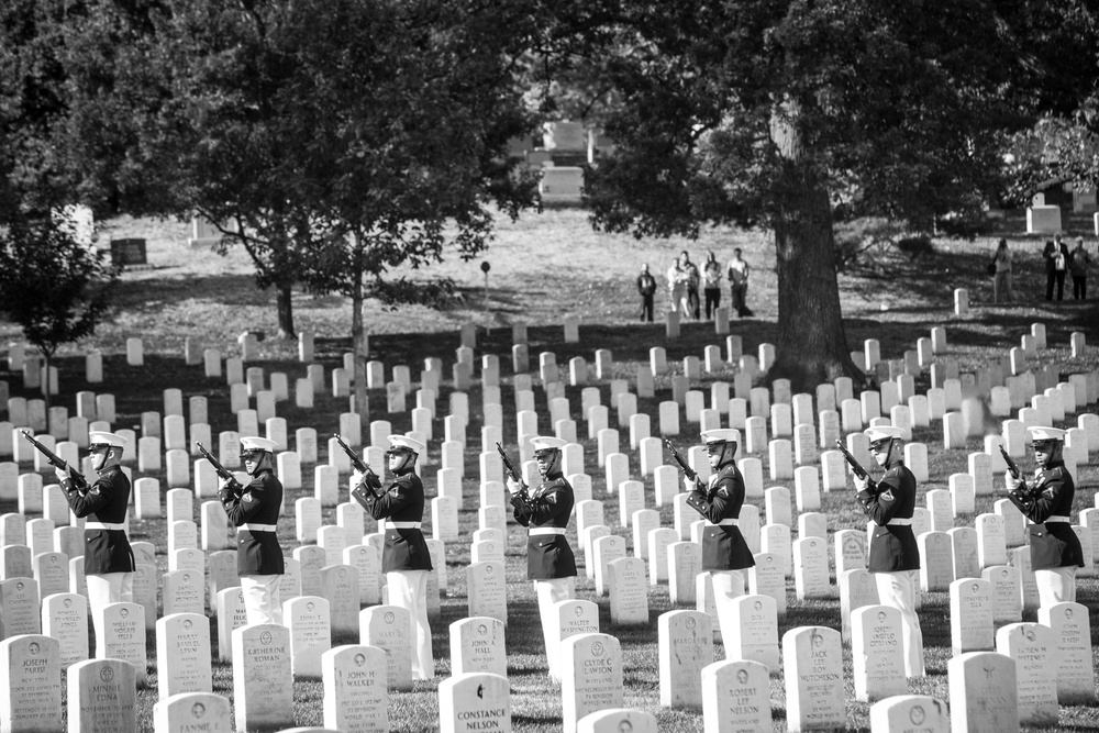 LtGen Frank Peterson Burial
