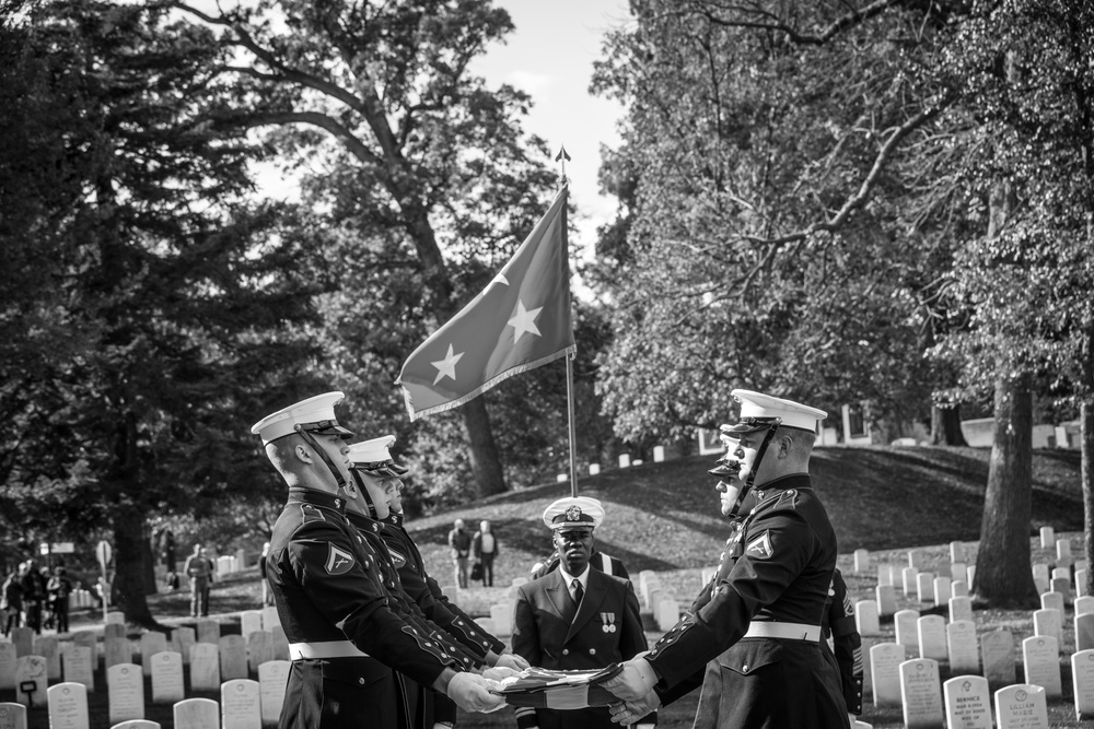 LtGen Frank Peterson Burial