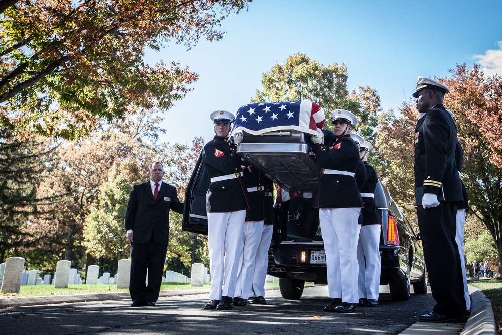 LtGen Frank Peterson Burial