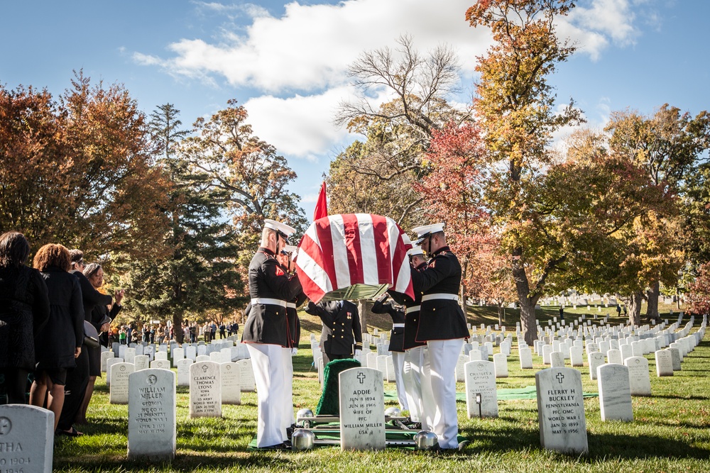 LtGen Frank Peterson Burial
