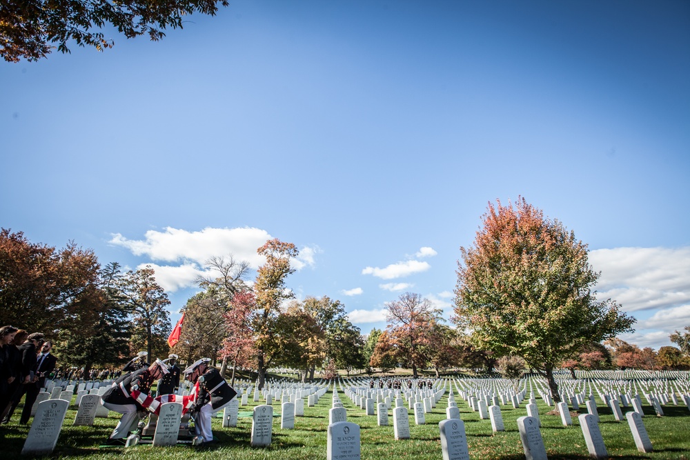 LtGen Frank Peterson Burial