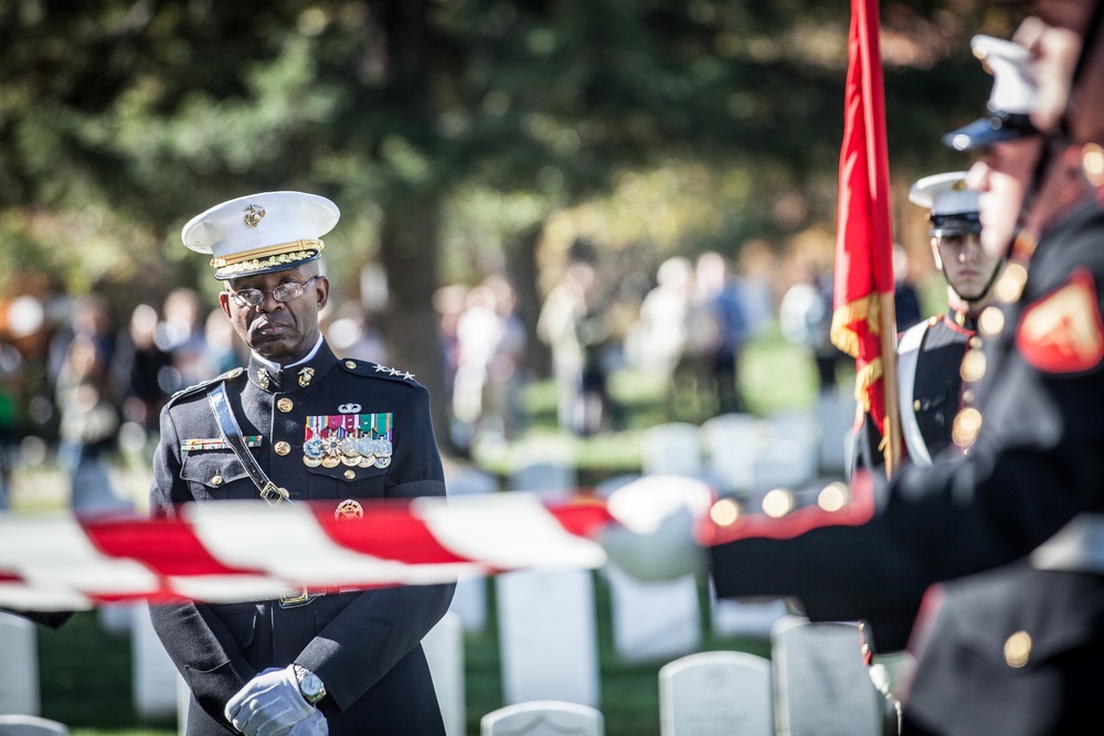 LtGen Frank Peterson Burial