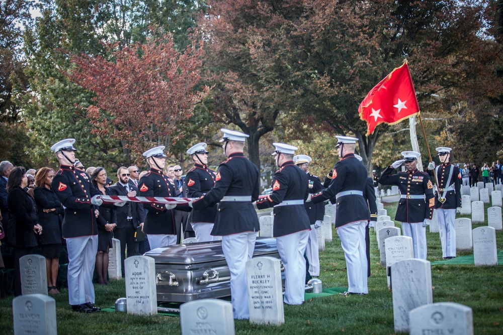 LtGen Frank Peterson Burial