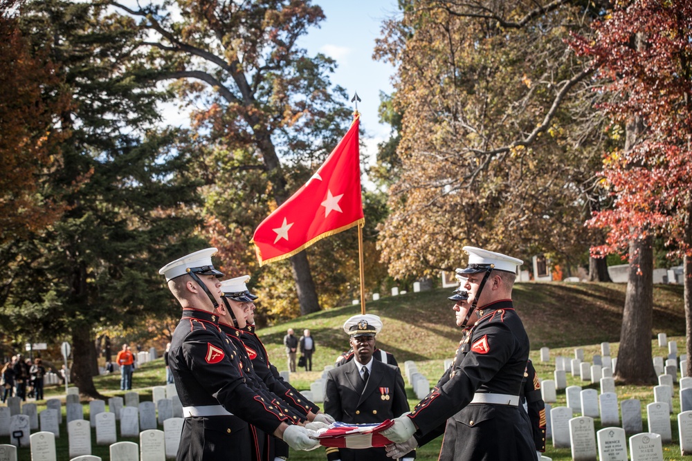 LtGen Frank Peterson Burial