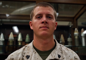 Marine blasts to the forefront as 1st MLG NCO of the Quarter