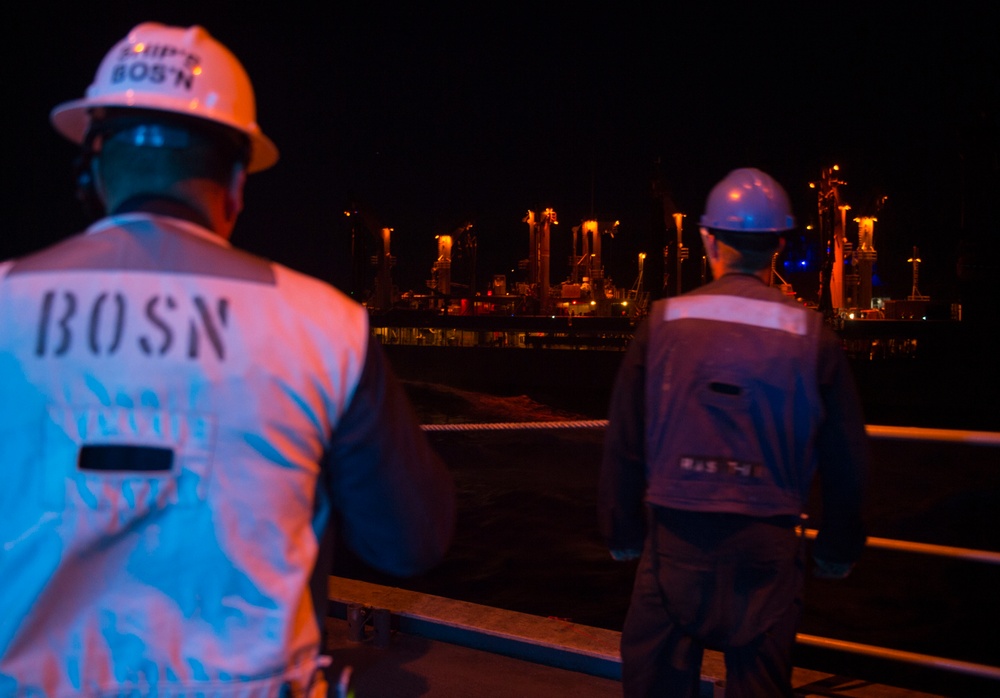 USS Boxer underway replenishment