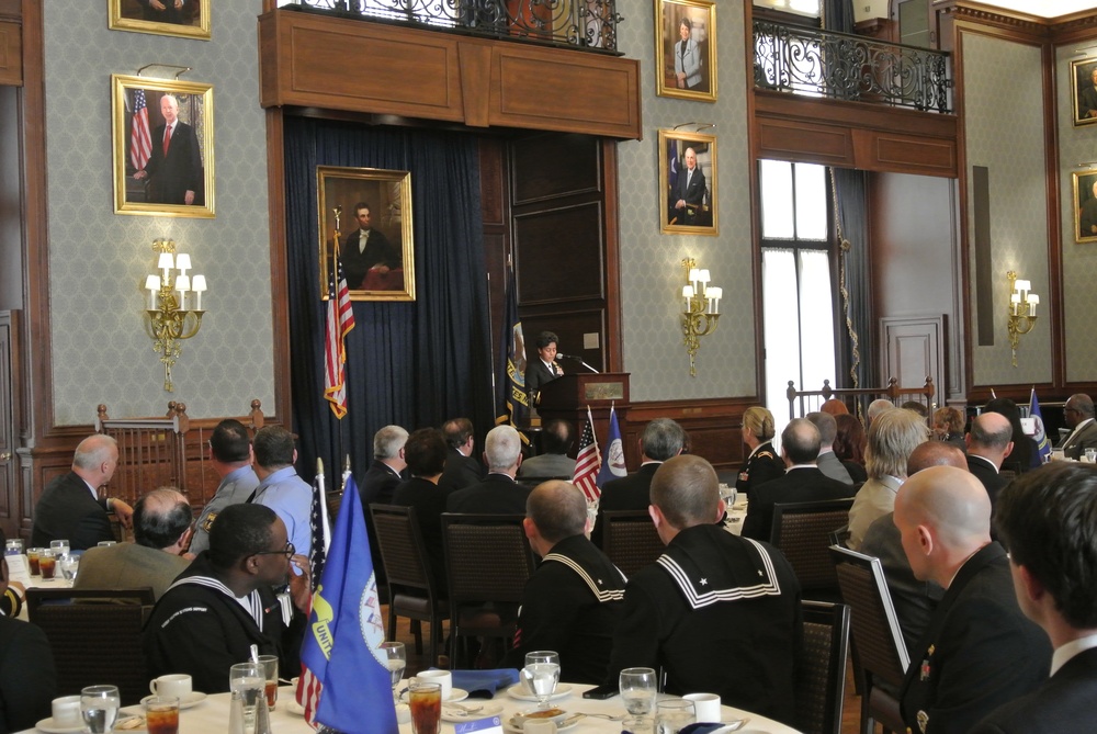 VCNO elivers remarks at the Union League of Philadelphia's Navy Birthday celebration