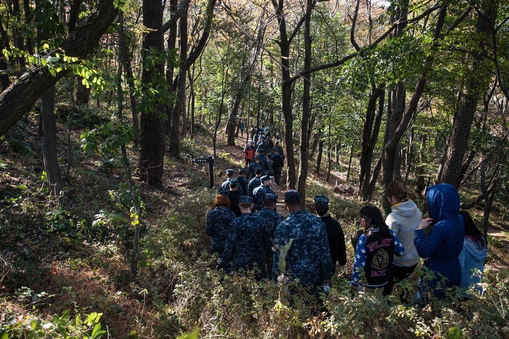 USS Ronald Reagan community-relations event