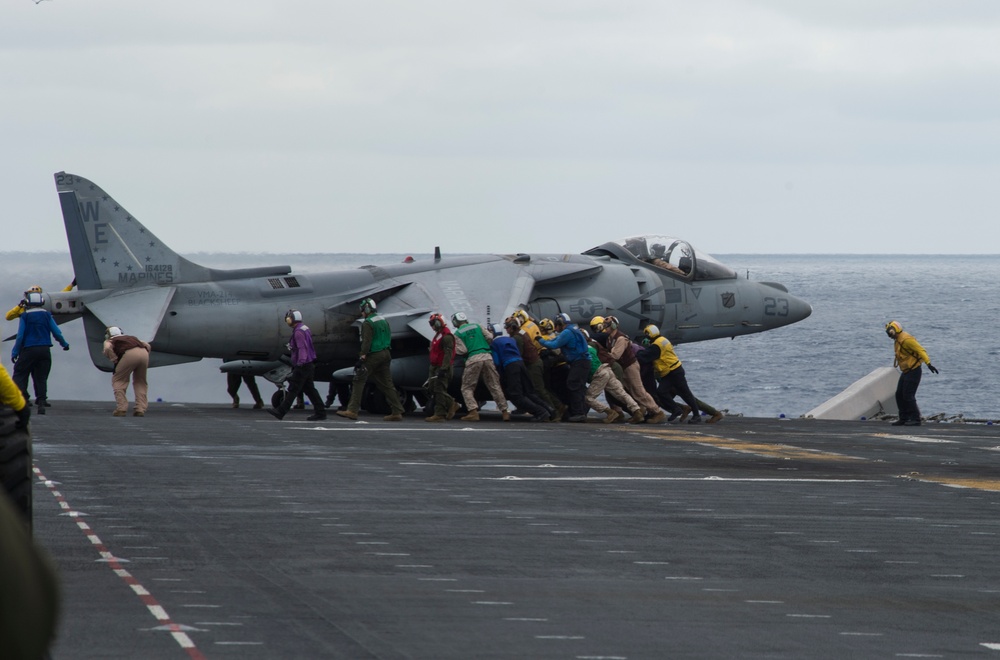 USS Boxer action