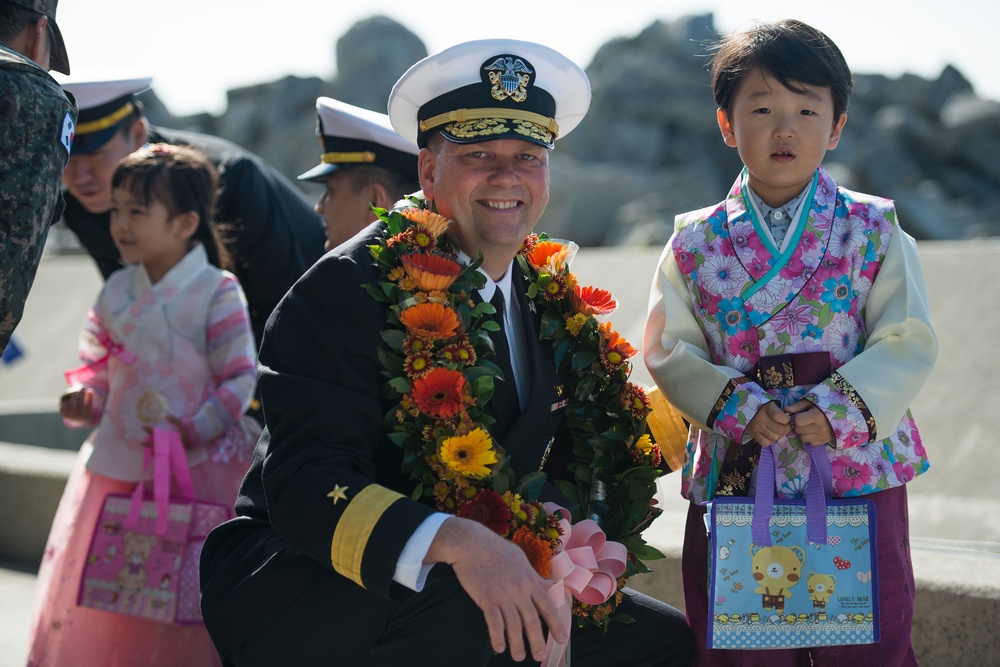 USS Ronald Reagan action