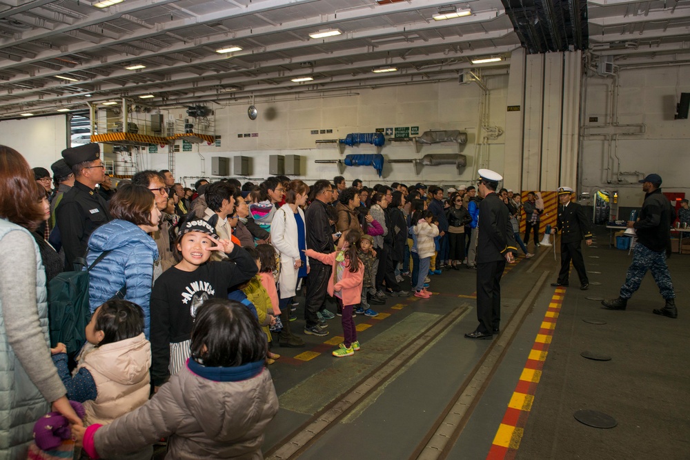 USS Ronald Reagan action