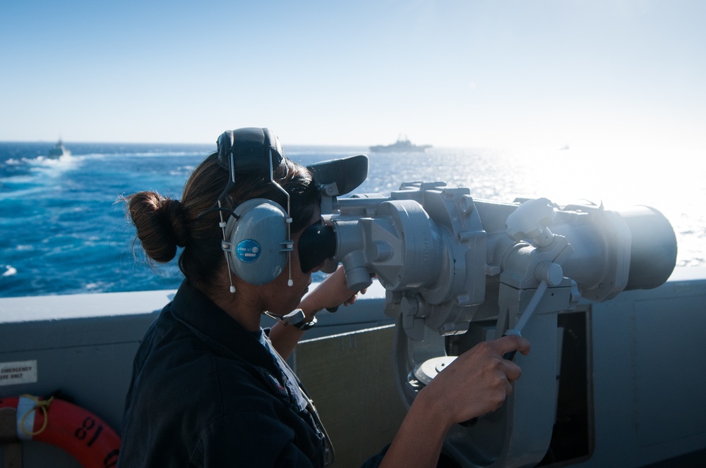 USS New Orleans action