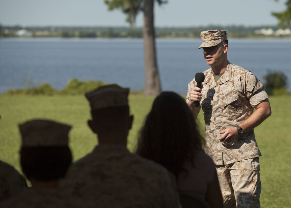 Headquarters and Service Co. Change of Command